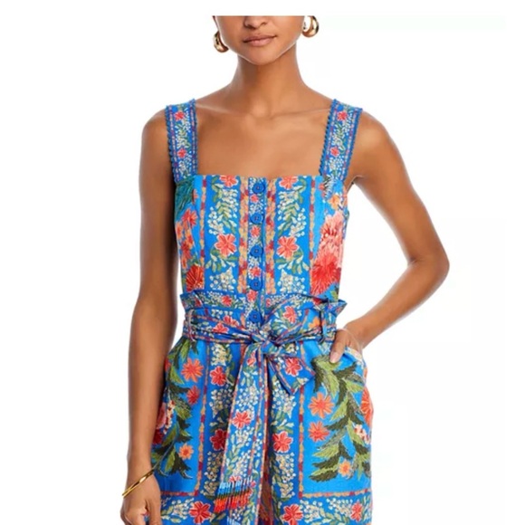 FARM Rio Multicolor Floral Playsuit - Picture 2 of 11